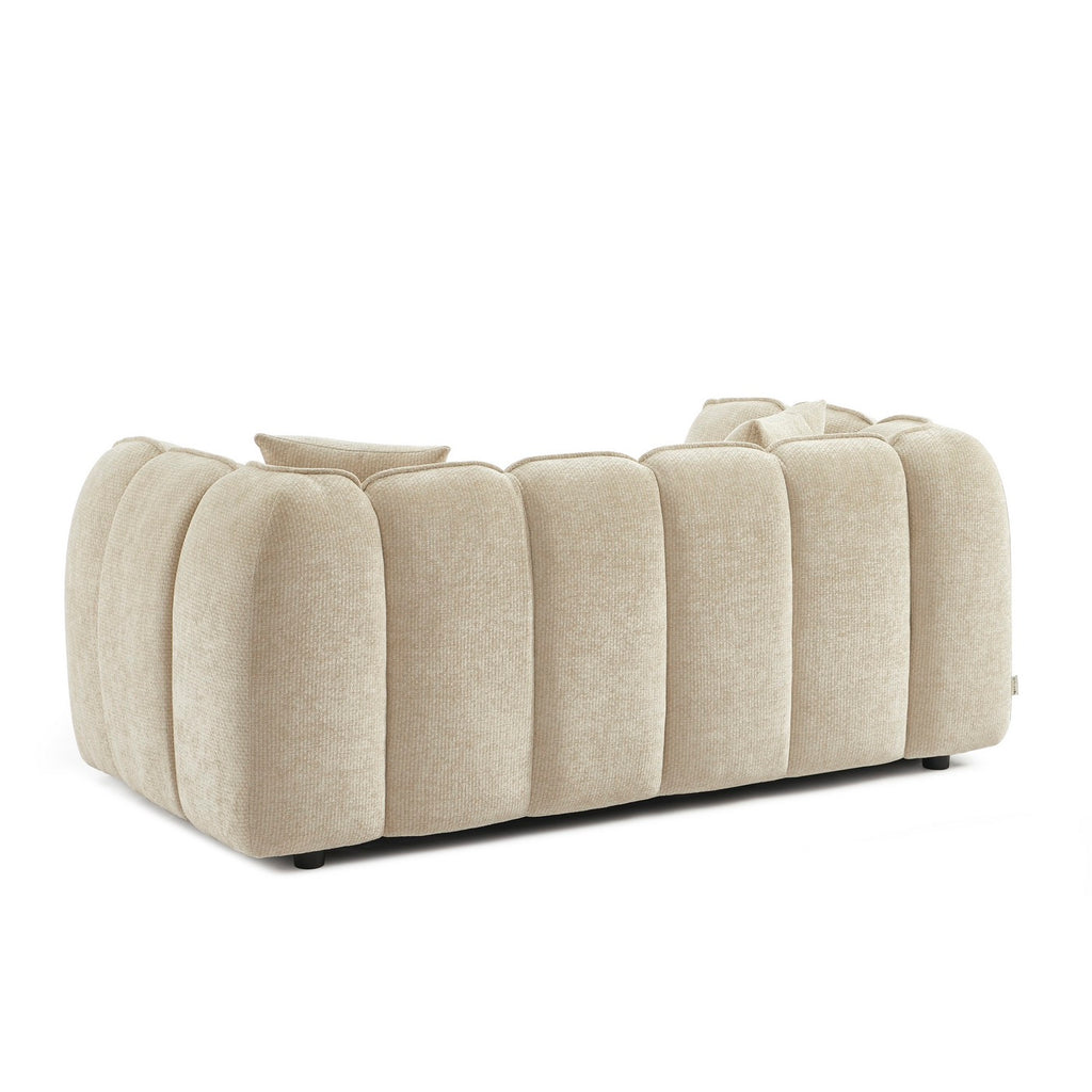 Matilda - Sofá 2 Plazas - Tejido Chenilla - Beige