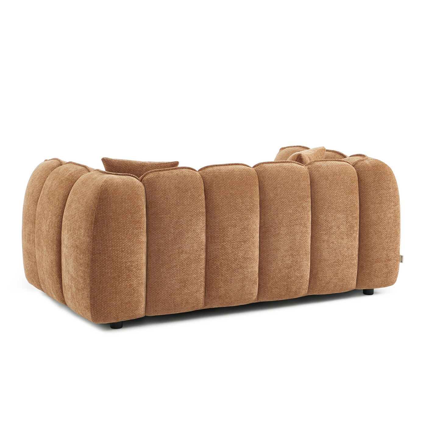 Matilda - 2-Seater Sofa - Chenille Fabric - Terracotta