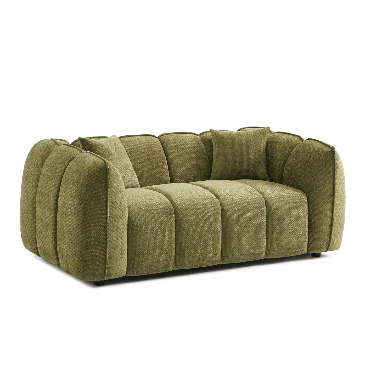 Matilda - Sofa - Chenille Fabric - Green