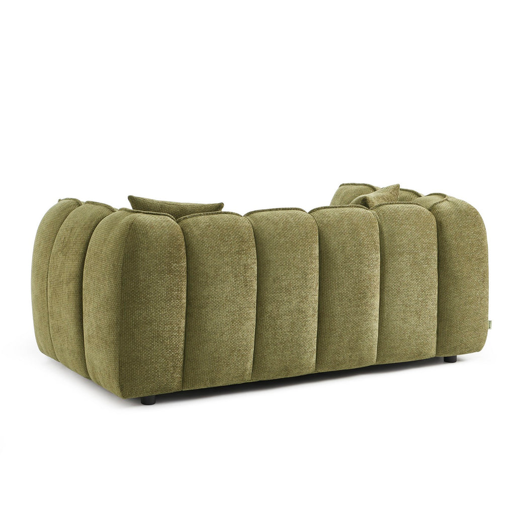 Matilda - Sofa - Chenille Fabric - Green