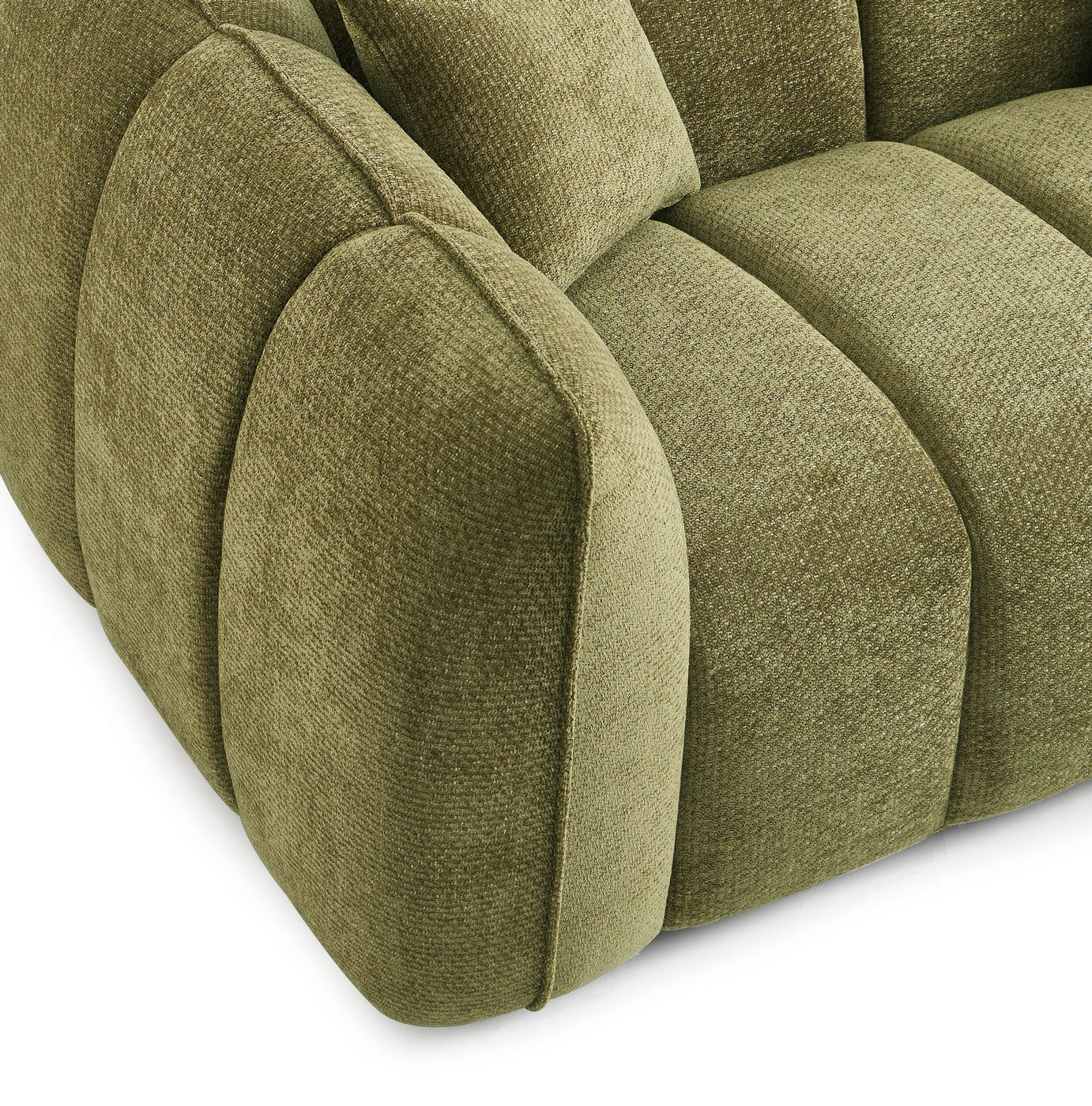 Matilda - Sofa - Chenille Fabric - Green
