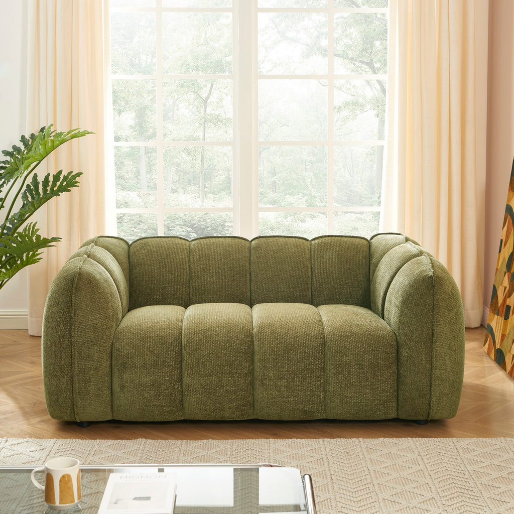 Matilda - Sofa - Chenille Fabric - Green