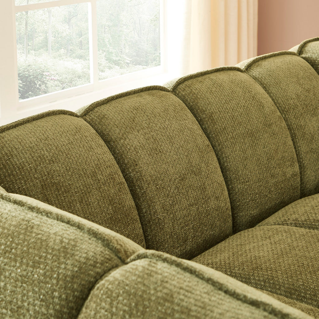 Matilda - Sofa - Chenille Fabric - Green