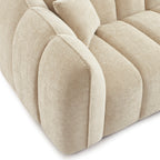 Matilda - 3-Seater Sofa - Chenille Fabric - Beige
