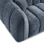Matilda - 3-Seater Sofa - Chenille Fabric - Blue