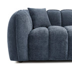 Matilda - 3-Seater Sofa - Chenille Fabric - Blue