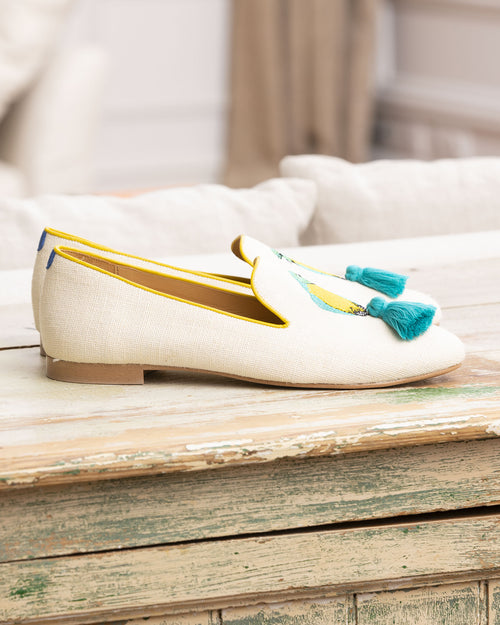 Parrots Slippers - Bleu - Femme