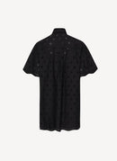 Matteau - Mini-Robe Chemise Brodée - Black - Femme