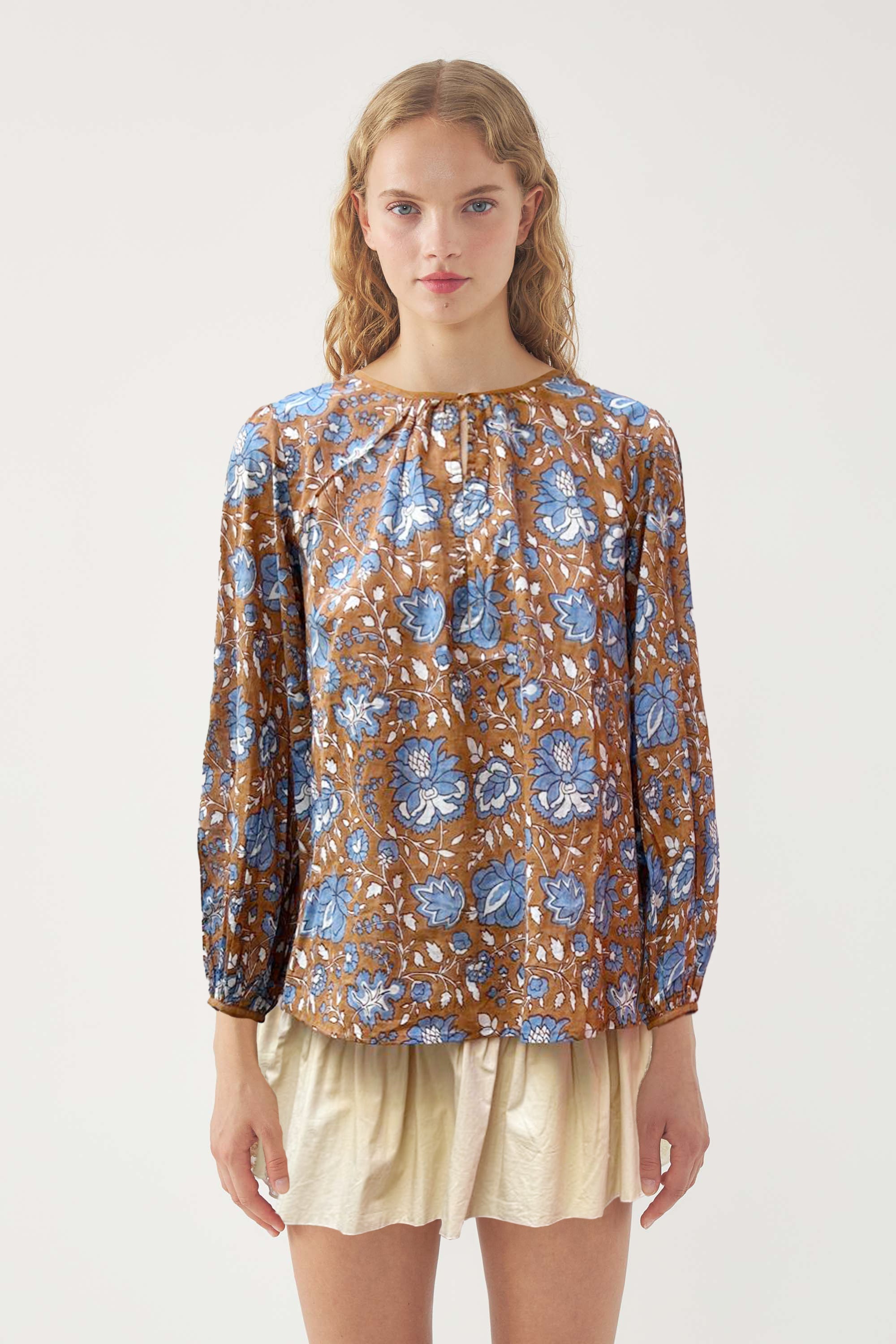 Blouse Maude - Marron
