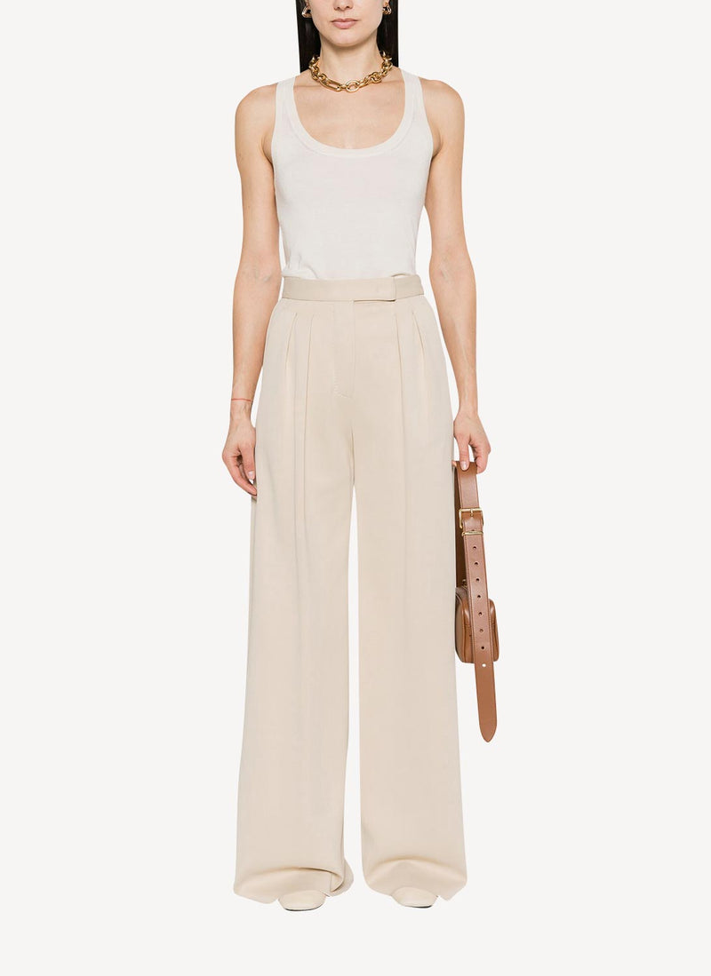 Sélection PAP Luxe - Max Mara - Pantalones - Blanco - Mujer