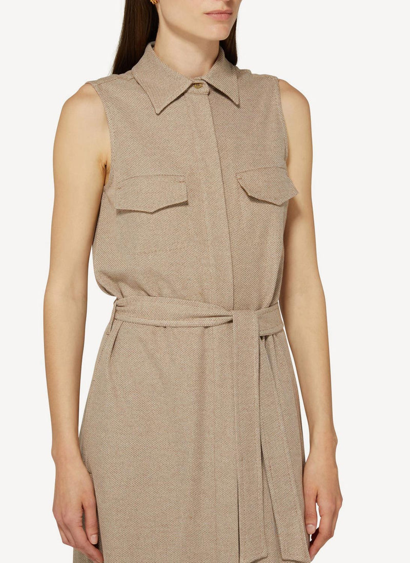 Max Mara - Robe - Light Brown - Femme