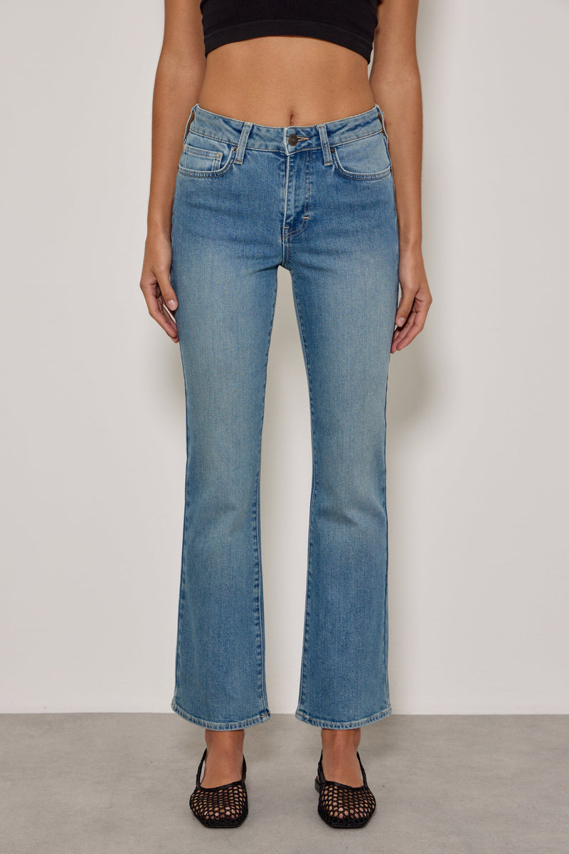 Maylan Crop Flare Jeans