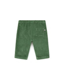 Pantalon - Gino Vert Bébé En Velours