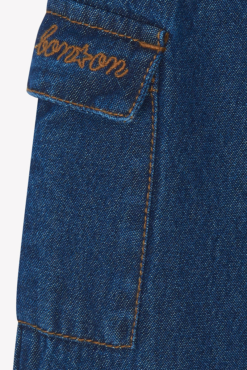 Pantalon - Cargo Chambray Bleu
