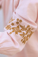 Blouse - Hugoline Rose Clair 100% Coton