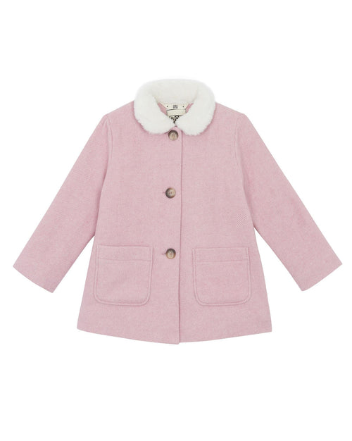 Manteau Suzanne Rose À Rayures