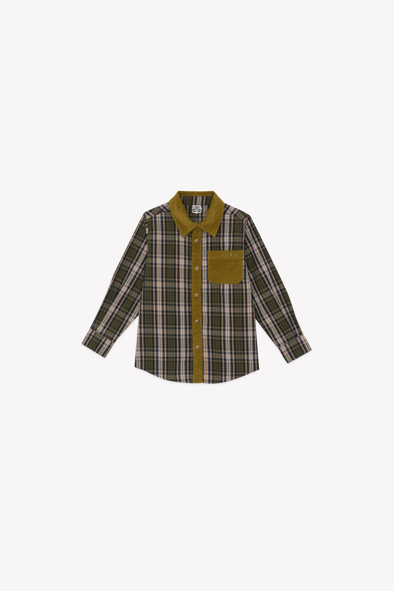 Chemise - Carreaux Kaki