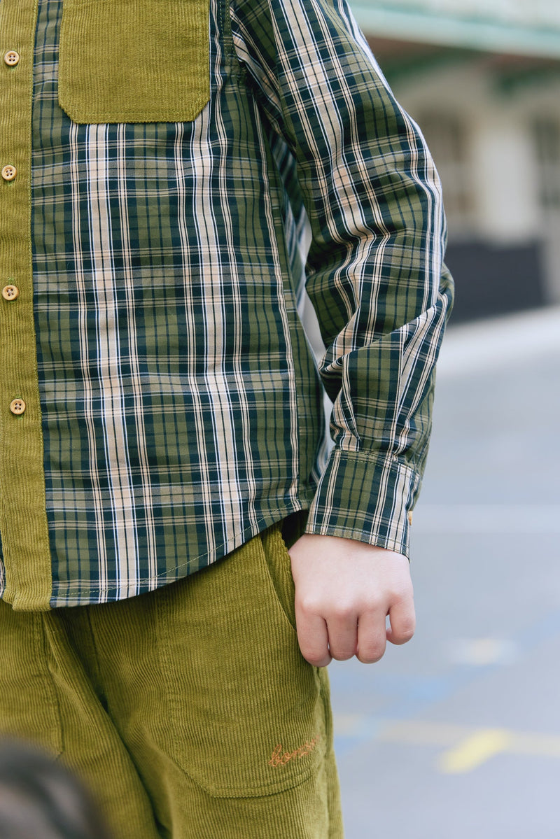 Chemise - Carreaux Kaki