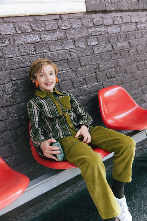 Chemise - Carreaux Kaki