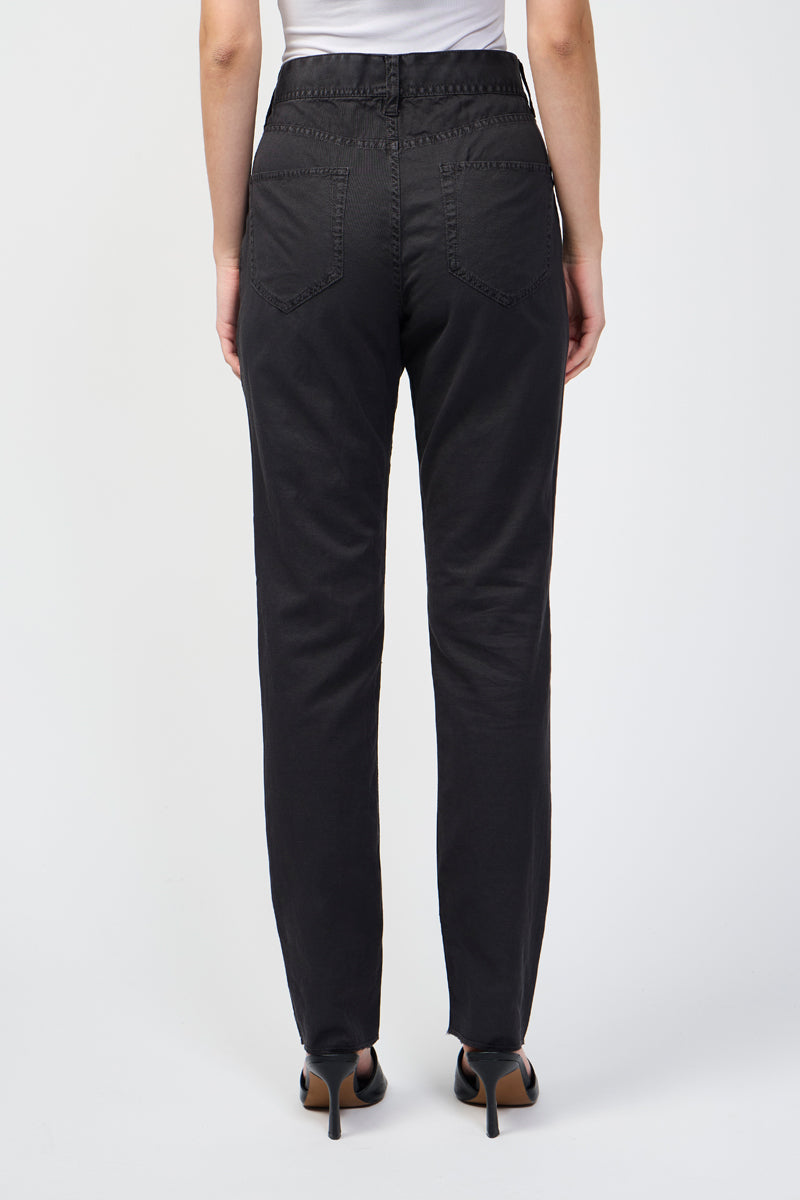 Pantalón de lino elástico con 5 bolsillos - Magma Pigment - Hombre