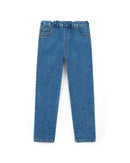 Pantalon Fracas Bleu En Denim Stretch