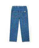 Pantalon Fracas Bleu En Denim Stretch