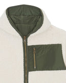 Parka Hibou Beige Et Verte