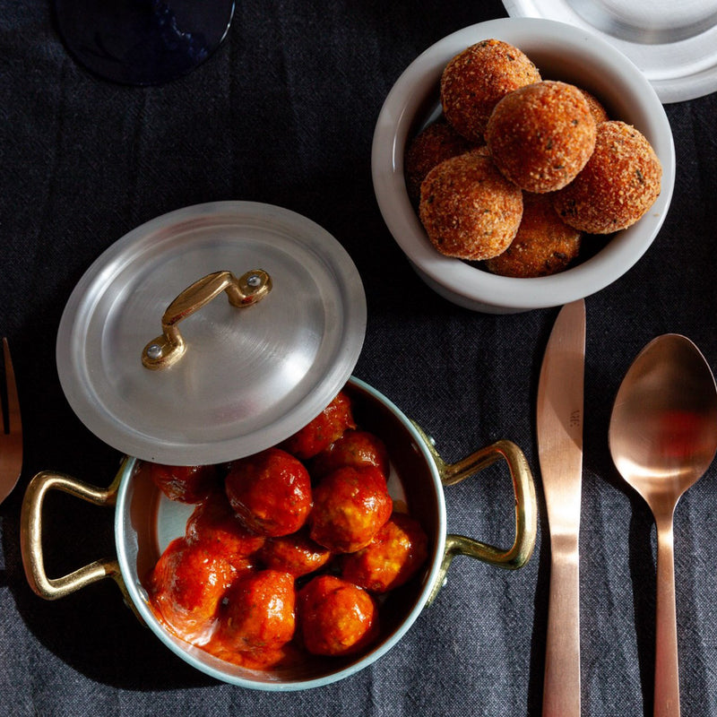 Mini-Sauteuse - Deux Poignées + Couvercle - Ø12cm