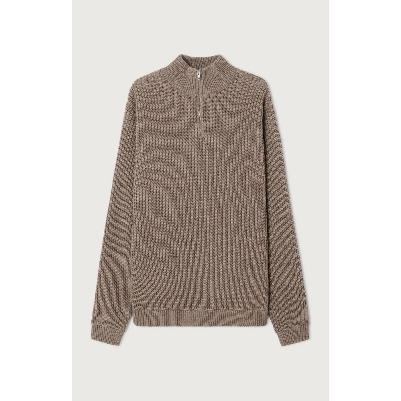 Jersey Cuello Camionero - Taupe Chine - Hombre
