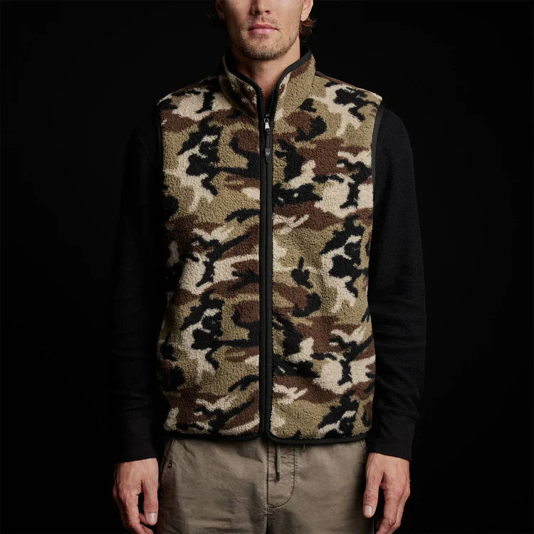 Gilet Sport Camouflage Sherpa - Moss Camo - Homme