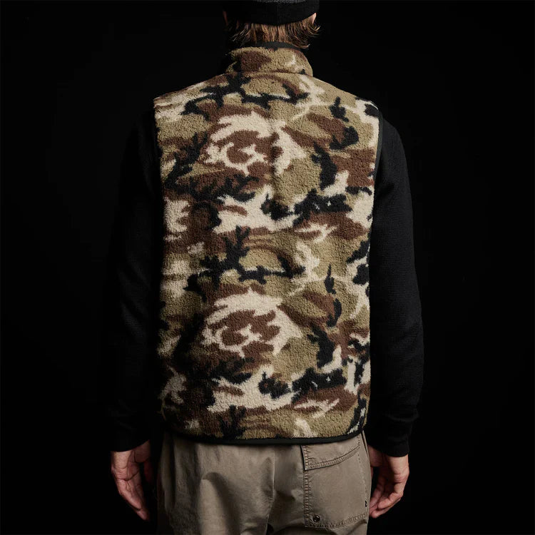 Gilet Sport Camouflage Sherpa - Moss Camo - Homme