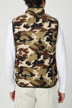 Gilet Sport Camouflage Sherpa - Moss Camo - Homme