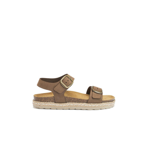 Sandales Ines Nubuck Brown - Femme