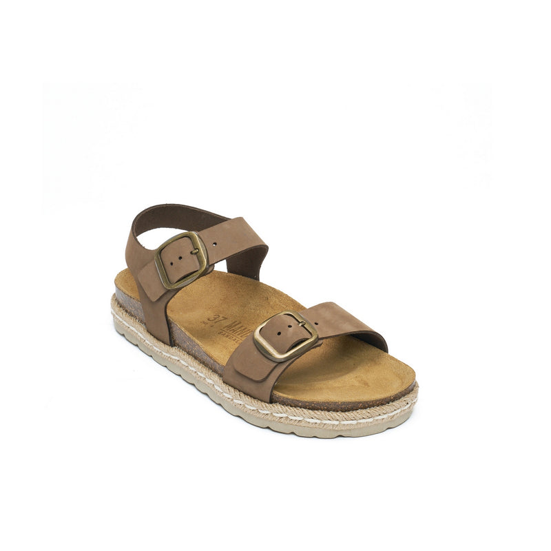 Sandales Ines Nubuck Brown - Femme