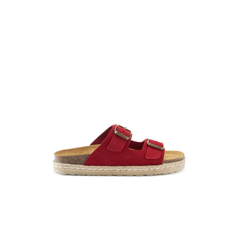 Sandales Ana Suede Red - Femme