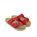 Sandales Ana Suede Red - Femme