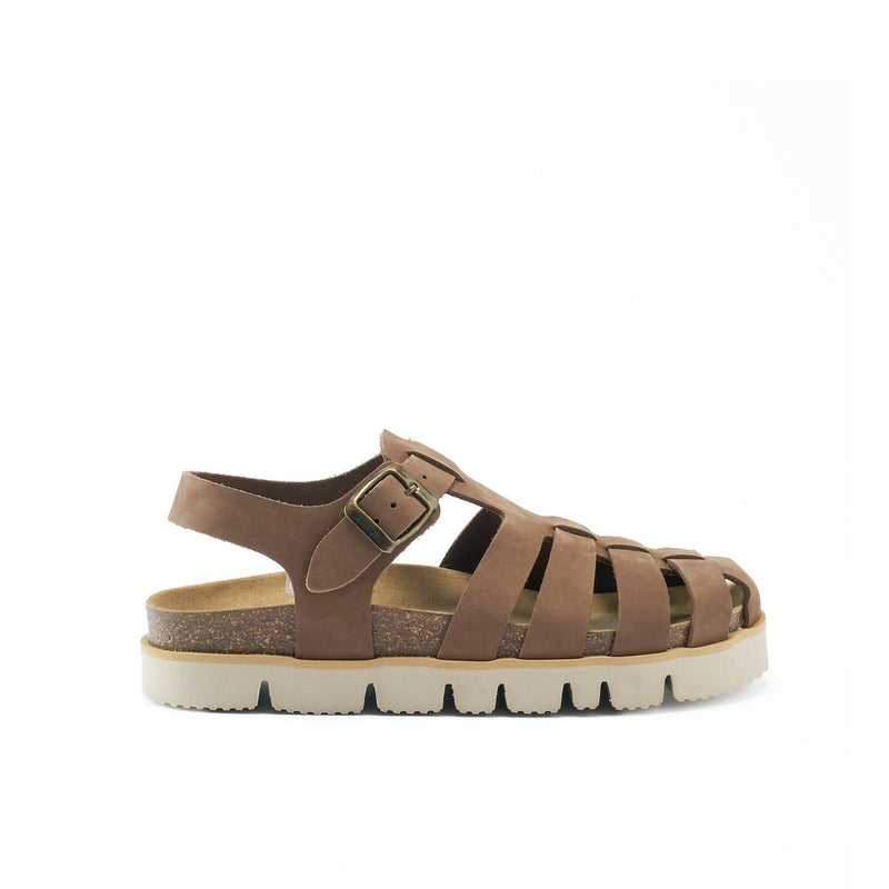 Sandales Helena Nubuck Brown - Femme
