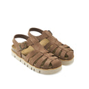 Sandales Helena Nubuck Brown - Femme