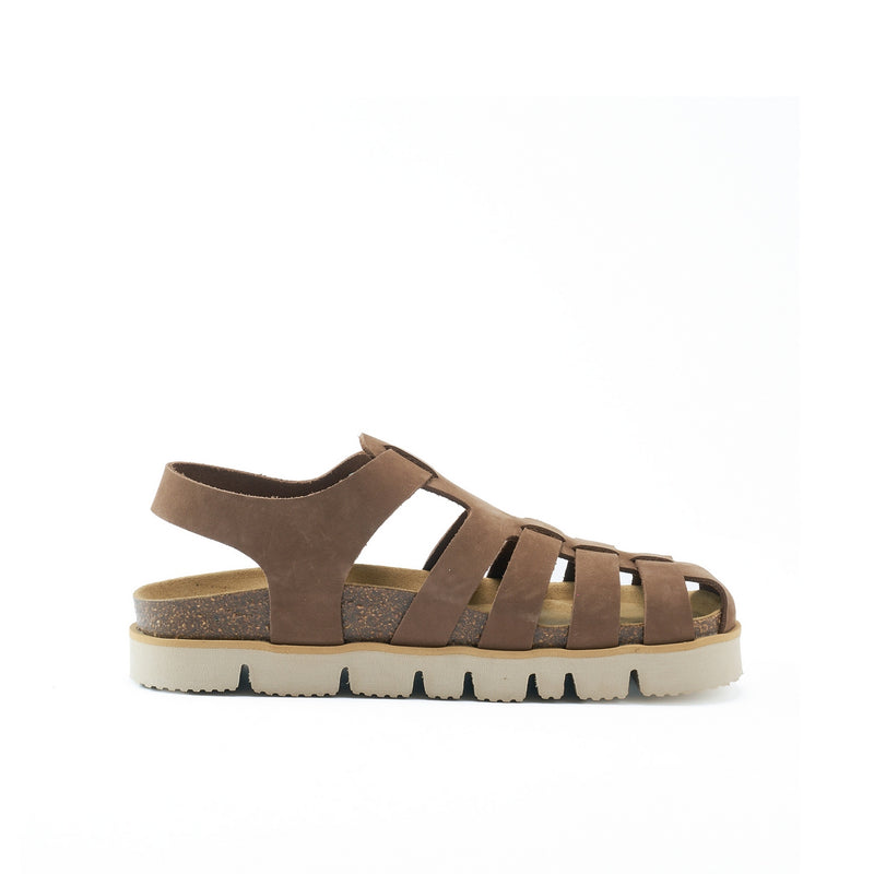 Sandales Helena Nubuck Brown - Femme