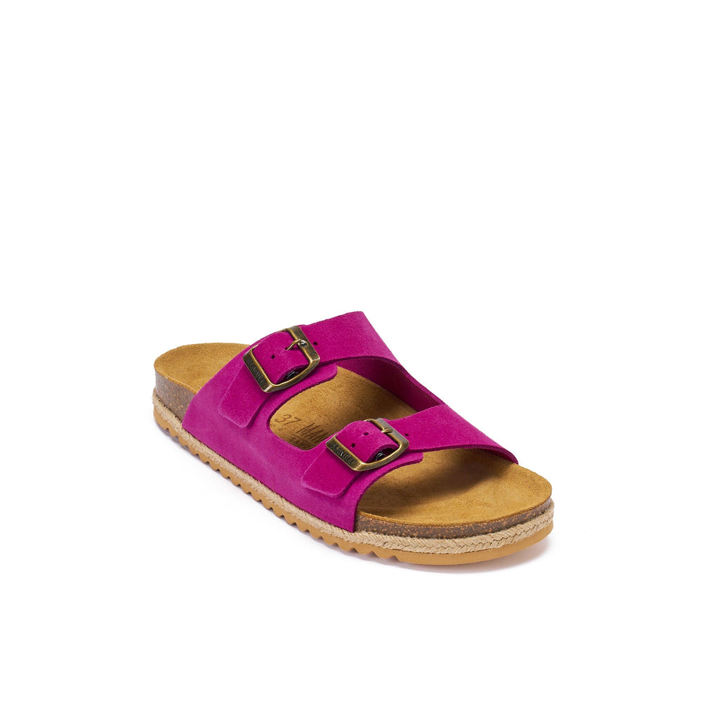 Alberto Suede Magenta Sandals - Women
