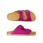 Alberto Suede Magenta Sandals - Women