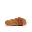 Agata Suede Leather Brandy Sandals - Men's
