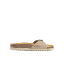 Sandales Agata Suede Taupe - Femme