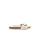 Sandales Agata Big Buckle Beige - Femme