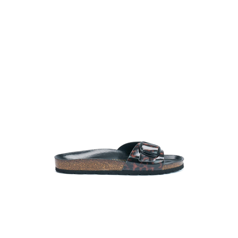 Sandales Agata Big Buckle Tortoiseshell - Femme