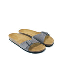 Agata Suede Gray Sandals - Men