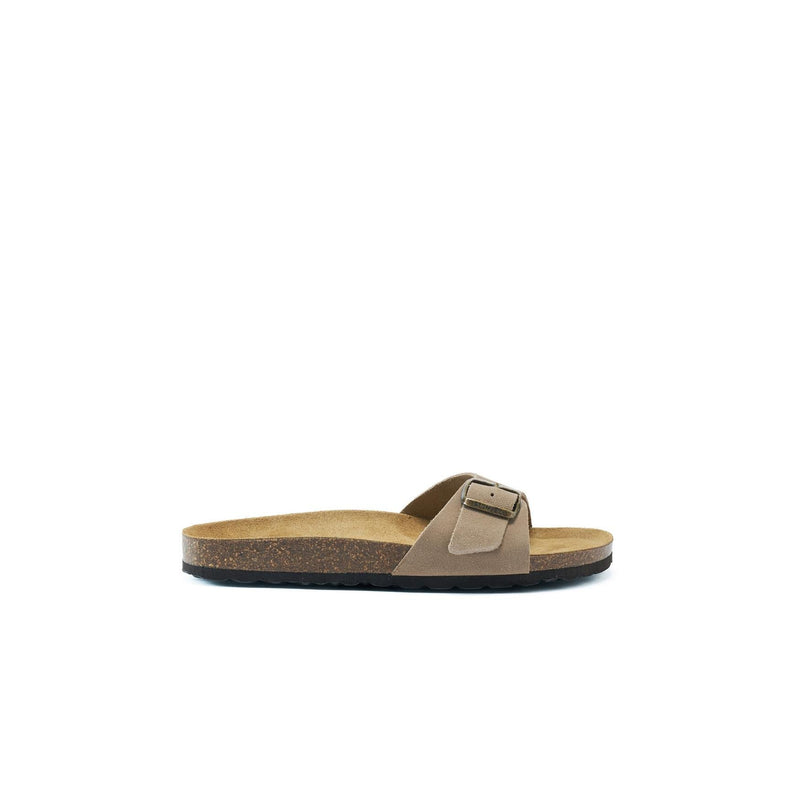 Mandel - Agata Suede Taupe Sandals - Men