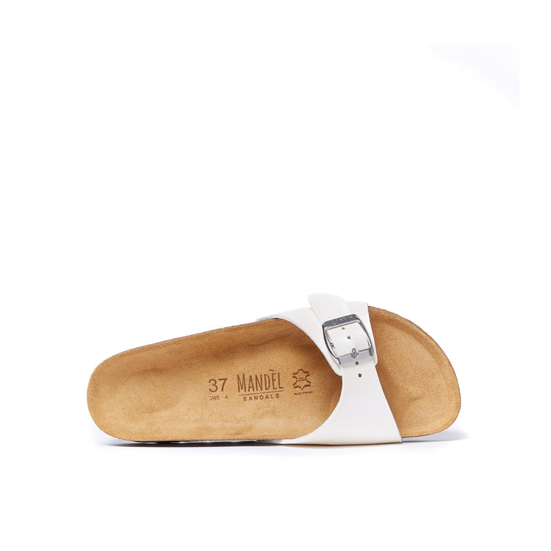 Agata Pearl White Clogs - Women