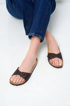 Agata Sandals - Dark Brown - Women