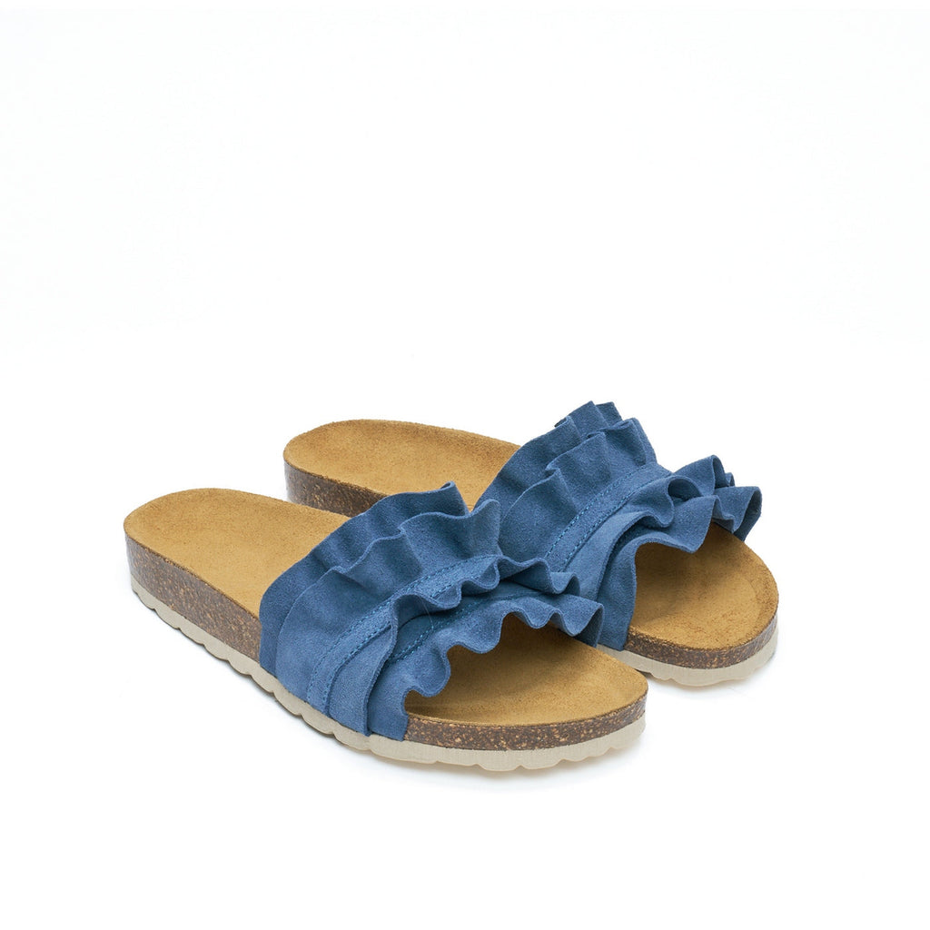 Sofia Suede Jeans Sandals - Women